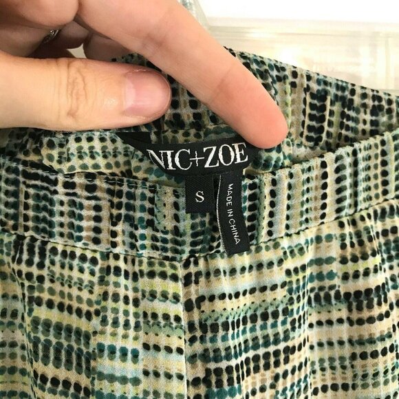 NIC+ZOE Pants Women Small Elastic Waist Zip Pocket - Picture 5 of 5